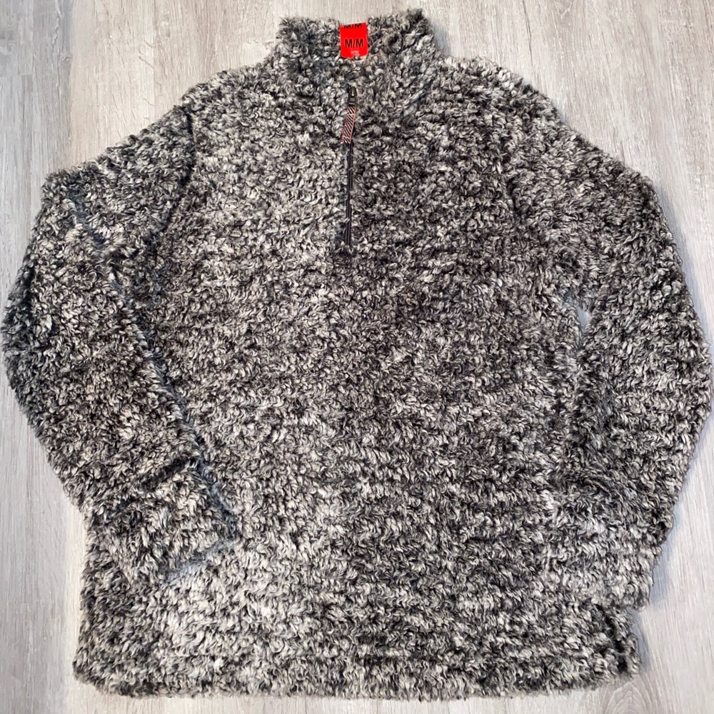 Cozy Gray and Black Pullover